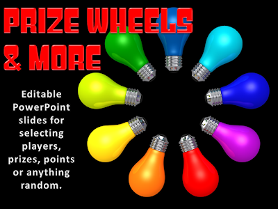 Prize Wheels and More educational or corporate training games