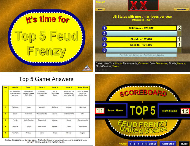 Top 5 Feud Frenzy Game