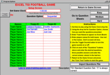 football setup screen