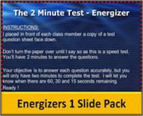 Energizers 1 Slide Pack