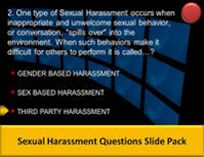 Sexual Harrassment Content Slide Pack