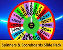 Spinners Scoreboards Slide Pack