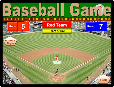 Baseball Training Game, learning games