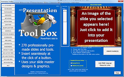 training aids, presentation tools