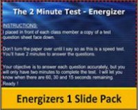 Energizers 1 (20 slides)
