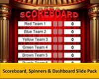 Scoreboard Spinners Dashboard (18 slides)